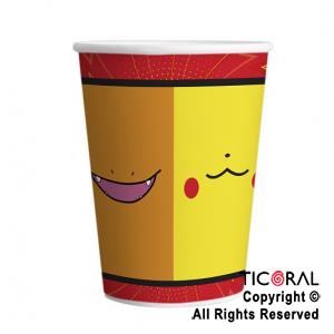 POKEMON VASO 8 OZ X 8 UNIDADES